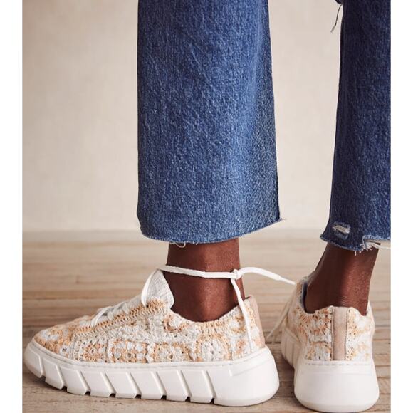 Free People Womens Catch Me If You Can Sneaker Multicolor Size 38 US 8 - Picture 2 of 13